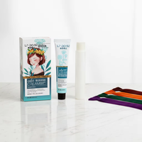 Crème Colorante Capillaire Parfumée 100ml x 2 Formule Douce Extrait Végétal Longue Durée Sans Dommage Sans Décoloration Douce et Saine Crème Colorante Capillaire Professionnelle