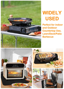 Fireproof <b>Waterproof</b> Oil-Resistant Silicone Fiberglass BBQ Grill <b>Mats</b> for Outdoor Kitchen Grill Protection Reusable Easily - Product Image 6