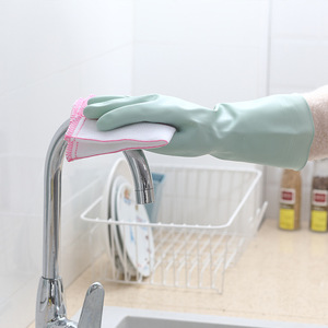 Guantes duraderos e impermeables para lavar platos en la cocina, goma de látex gruesa de 30cm para limpieza, tareas domésticas, lavandería, tareas del hogar - Product Image 4