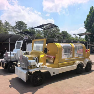 รถลิมูซีนโบราณสำหรับงานศพ รถพ่วงศพแบบใหม่ รถม้าไฟฟ้าสำหรับงานศพ รถพ่วงโลงศพ - Product Image 1