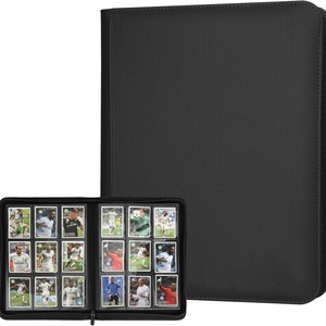 Reliure de cartes personnalisée à 9 pochettes, chargement latéral à 360°, reliure de collection de cartes de sport pour cartes Yugioh TCG, porte-cartes - Product Image 1