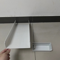 Aangepast export groot formaat NFT hydrocultuur kweekgootsysteem voedselveilige PVC voor eenvoudige bediening sla aardbei