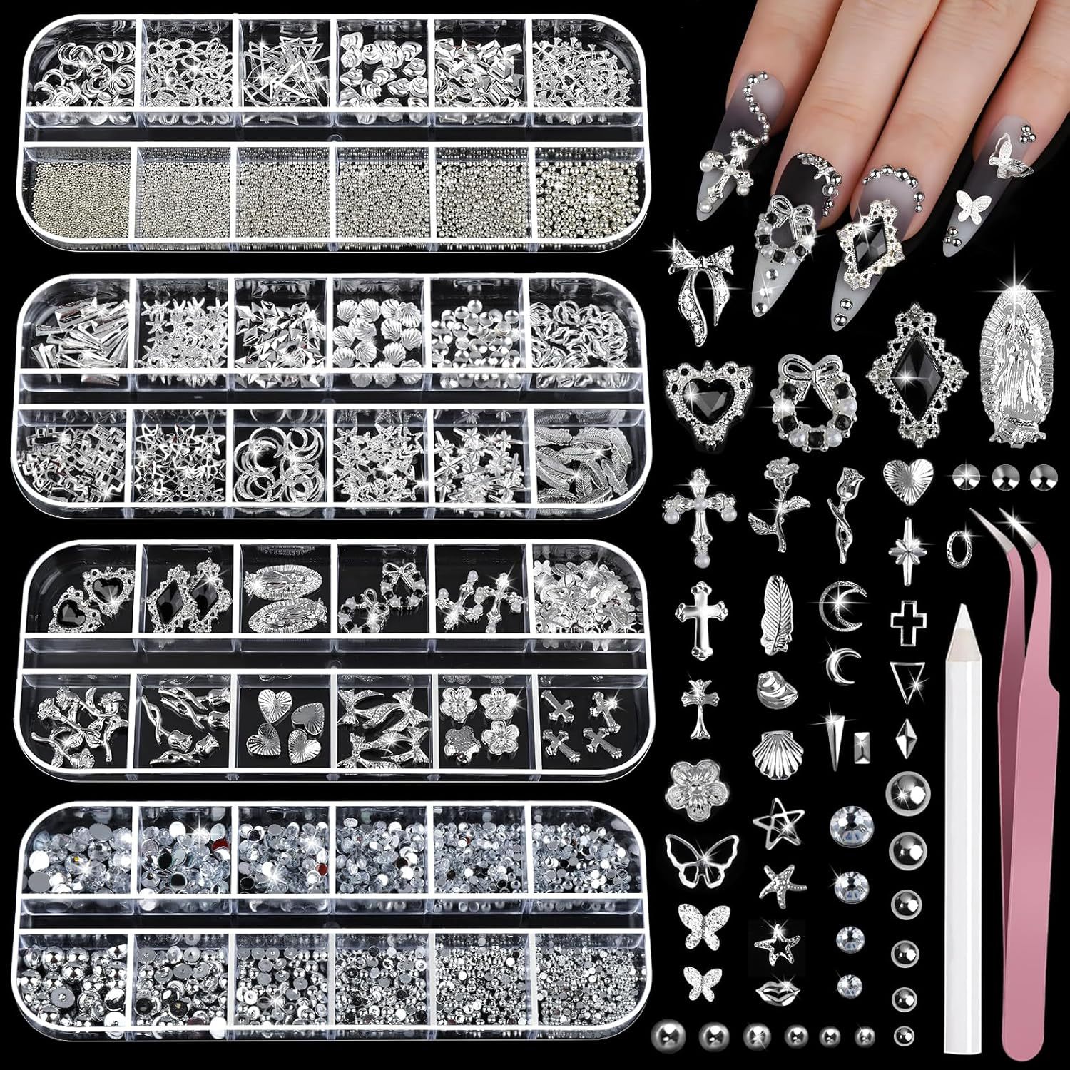 Argent 4 pièces/ensemble