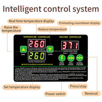 Presse à huile commerciale automatique WH-T2S 700W en acier inoxydable pour usage domestique et commercial