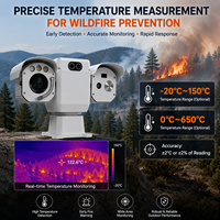 Kamera PTZ Termal 5-Sensor dengan Pengukur Jarak Laser Optik, Perekam Audio, dan Pelacakan Ultrasonik