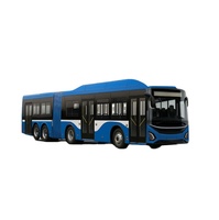 Autobus articulé par ville électrique pure de 18 mètres avec la gamme de 601-700km et la vitesse de 160 km/h