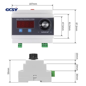 Chiết áp điện trở biến đổi hiển thị kỹ thuật số Din-Rail 1K 2.2K 3.3K 4.7K 10K 100K 470K cho bộ điều khiển tốc độ biến tần - Product Image 5
