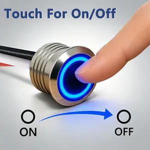 12V 24V 스마트 터치 센서 스위치 디머 컨트롤러 (LED 조명 스트립 캐비닛 옷장 조명용) - Product Image 3