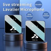 Microphone cravate sans fil SX85 de haute qualité avec carte son, micro-cravate à appariement automatique pour vlog et interview, réduction du bruit