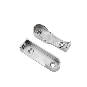 Base de montaje Ying Sheng para riel de ropa de 16 mm, de aleación de zinc, para armario. - Product Image 1