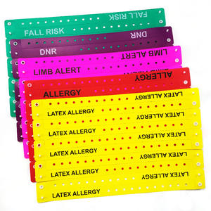 L'hôpital Étanche Patient alerte risque de chute allergie Identification ID Bracelet Bracelets Pour adulte - Product Image 4