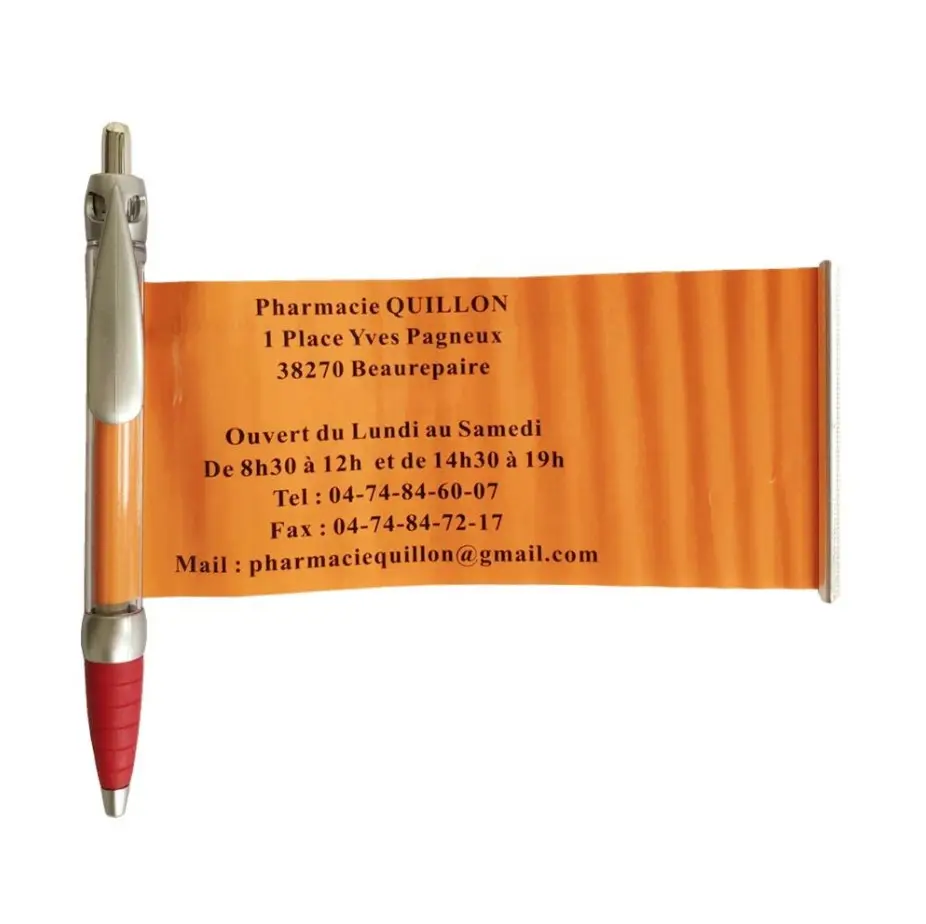 רוב פופולרי קידום מכירות באנר דגל עט הודעה עט Ballpen הבאנר