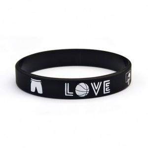 Bracelet de sport en silicone pour le basketball, bracelet de fête sur le thème du basketball, cadeau, logo personnalisé - Product Image 4