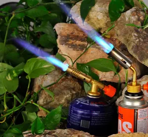 Soldering Torches Gas Threaded Design Soldering Welding Butane Micro Torch Lighter Aluminum/alu Colorful Customized GAS TORCH