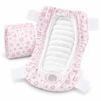 Vente en gros usine : Couches d'hygiène jetables pour chien femelle, avec coussinet absorbant profilé et taille respirante, pour la période de chaleur et les soins aux chiens âgés