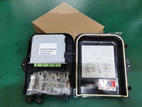 Venta caliente FTTH FDB equipo terminal caja 8 núcleos fibra óptica empalme distribución caja 8F caja divisora