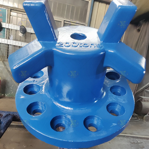 Pilón de amarre multiusos de acero fundido con forma de cuerno de ciervo, popular para muelles, embarcaciones, suministros marinos y puertos, ampliamente utilizado, marca JIER - Product Image 2