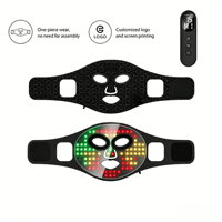 Masque facial en silicone à lumière rouge multi-zones 7 couleurs One Piece, soin de la peau professionnel pour salon de beauté