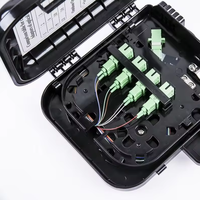 Kotak Distribusi Serat Optik FTTH FDB FAT 8 Core 8/16 Core Terminal Box dengan Pemasangan Splitter PLC untuk Penggunaan Pemasangan