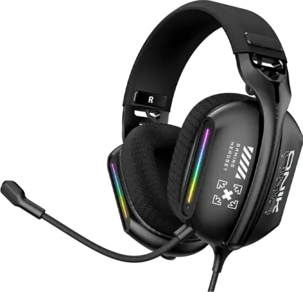 ONIKUMA X13 RGB Surround Sound Noise Cancelling Game Headphone Over-Ear Wired E-Sport Gaming Headset with Microphone for PC