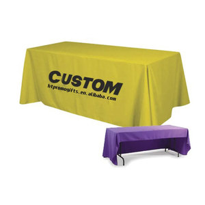 Vente en gros <span class=keywords><strong>pas</strong></span> <span class=keywords><strong>cher</strong></span> tissu spandex imperméable nappe brodée extensible avec logo événements <span class=keywords><strong>de</strong></span> salons commerciaux publicitaires - Product Image 2
