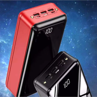 Offre Spéciale grande capacité Portable 50000mAh LCD affichage batterie externe Triple USB Portable chargeur de batterie externe avec lampe de poche