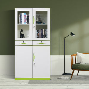 Muebles de oficina modernos de alta calidad, archivador de metal, almacenamiento de acero con cerradura, armarios de relleno, estantes ajustables, armario de casillero - Product Image 5