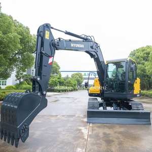 Excavadora Hyundai Fabricada en Corea, Excavadora Hidráulica de Orugas de 8 Toneladas, Hyundai HX80 R80, Maquinaria Excavadora a Bajo Precio - Product Image 5