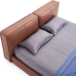 Hotel Bedroom Furniture <b>Complete</b> <b>Set</b> Modern Upholstered <b>Bed</b> Frame OEM ODM Custom For Hotel Renovation Project - Product Image 3