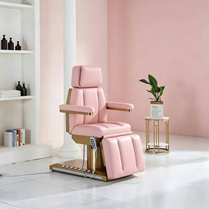 Lit <span class=keywords><strong>de</strong></span> soin électrique <span class=keywords><strong>chauffant</strong></span> en cuir PVC <span class=keywords><strong>de</strong></span> luxe, incurvé, pliable et repliable, pour spa, <span class=keywords><strong>massage</strong></span> et soins des cils, avec <span class=keywords><strong>surmatelas</strong></span> - Product Image 3