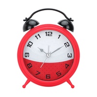 Milti-Reloj de mesa de plástico personalizado para niños, despertador de escritorio a color, barato