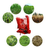 FOYA Nouvelle Conception Récolteuse d'ensilage pour pâturage, Hacheuse d'herbe, Machine à ensilage de maïs et de paille, Récolteuse d'alfalfa, Boîte de vitesses montée sur tracteur