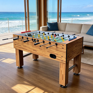 Disponibile, Fornitura Diretta dalla Fabbrica, Tavolo da Calcio Standard in MDF da 1,4 m, 55 Pollici, per Adulti, Calcio Balilla Educativo - Product Image 1