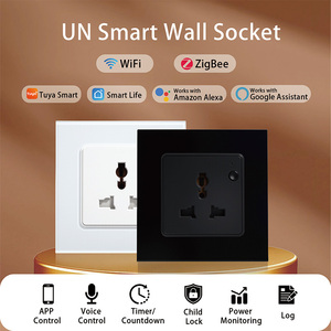 Tuya Smart Home App <strong>Remote</strong> <strong>Control</strong> Universal Type WiFi Wall Power Socket Electrical Monitoring Smart <strong>Plug</strong> <strong>for</strong> Outlet - Product Image 2