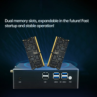 Mini PC YINGCHI avec ports USB, VGA, LAN, processeur Intel Pentium Dual Core, 8 Go de RAM DDR3, stockage SSD et HDD, ordinateur de bureau compact pour la maison et le bureau