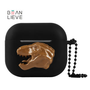 Étui en silicone personnalisé en forme de tyrannosaure 3D pour écouteurs de dinosaures pour <span class=keywords><strong>Airpods</strong></span> Pro 2 3 - Product Image 1