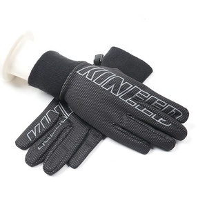 Gants respirants avec écran tactile en silicone imprimé, pour vélo, cyclisme, course à pied - Product Image 1