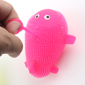 Avión de Juguete Sensorial Antiestrés para Niños, de TPR, con Luces Intermitentes, Bola Esponjosa con Yo-Yo, Colores Variados - Product Image 2