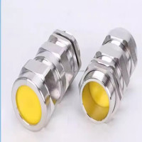 Presse-étoupe blindé à double compression M16 M20 M25 M32 M40 M50 en acier inoxydable 316SS, antidéflagrant IP66, étanche Exd, haute tension QUANGUAN