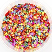 DIY Franse Hartvormige Esdoornblad Nagelsticker 3D Appel Sinaasappel Kiwi Fruit Nageldecoratie Schijfjes Polymeerklei 1KG