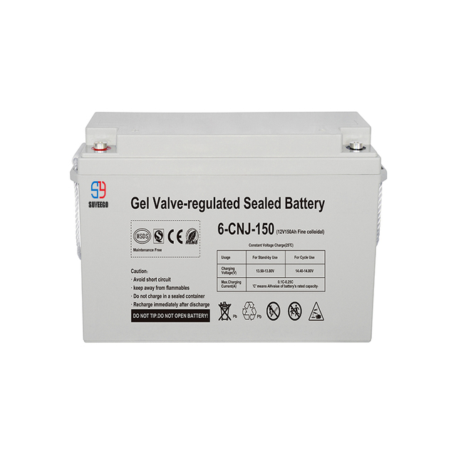 SUYEEGO Long Life Span GEL Sealed 12v 100ah 120ah 150ah 200ah 250ah Lead Acid Deep Cycle Battery Used for Electricity Storage