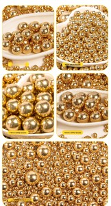 24K Cho Ăn Được Vàng Lấp Lánh Sprinkles Đám Cưới Sang Trọng Bánh Trang Trí Dạng Rắn Trong Túi Bao Bì - Product Image 2