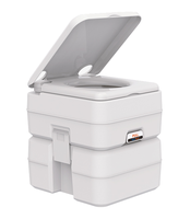SEA FLO extérieur moderne forme carrée Portable toilette en plastique une pièce caravane Douche toilettes p-trap Drainage pour Camping