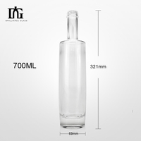 Glazen wijnflessen 500ml voor cider, wodka, likeur, sap, whisky, bier, tequila, wijn - groothandel lege verpakkingen
