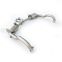 Ensemble d'échappement sport avec soupapes pour Porsche Boxster S Cayman S 987.2 3.4 2009-2012, accessoires de modification automobile