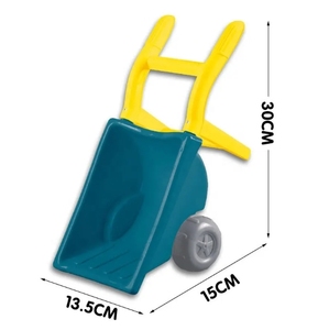 Juego de carrito de <span class=keywords><strong>playa</strong></span> de verano de 6 piezas de alta calidad, <span class=keywords><strong>juguetes</strong></span> de arena de plástico para exteriores para niños, herramientas suaves para juego de simulación, venta al por mayor para arena de mar - Product Image 4