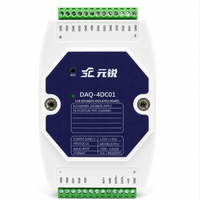 Módulo de Sensor de Temperatura DS18B20 de 8 Canales, Aislado, RS485 Modbus RTU, Modelo YMYS 4DC01, 128 Puntos en Total, para Uso Industrial