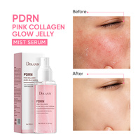 Sérum Brume Éclat au Collagène Rose PDRN 100ml, 80,9% Collagène Aquatique, Anti-âge & Éclaircissant, Réparateur Cutané, Marque Privée