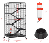 Grande cage de luxe pour hamster, cobaye, écureuil, chinchilla, grande maison