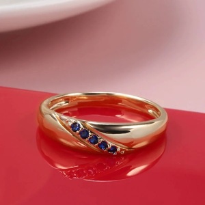 Anello Minimalista con Zirconi per Donne, Stile Giapponese Chic, Gioiello di Tendenza, Regalo Quotidiano - Product Image 6